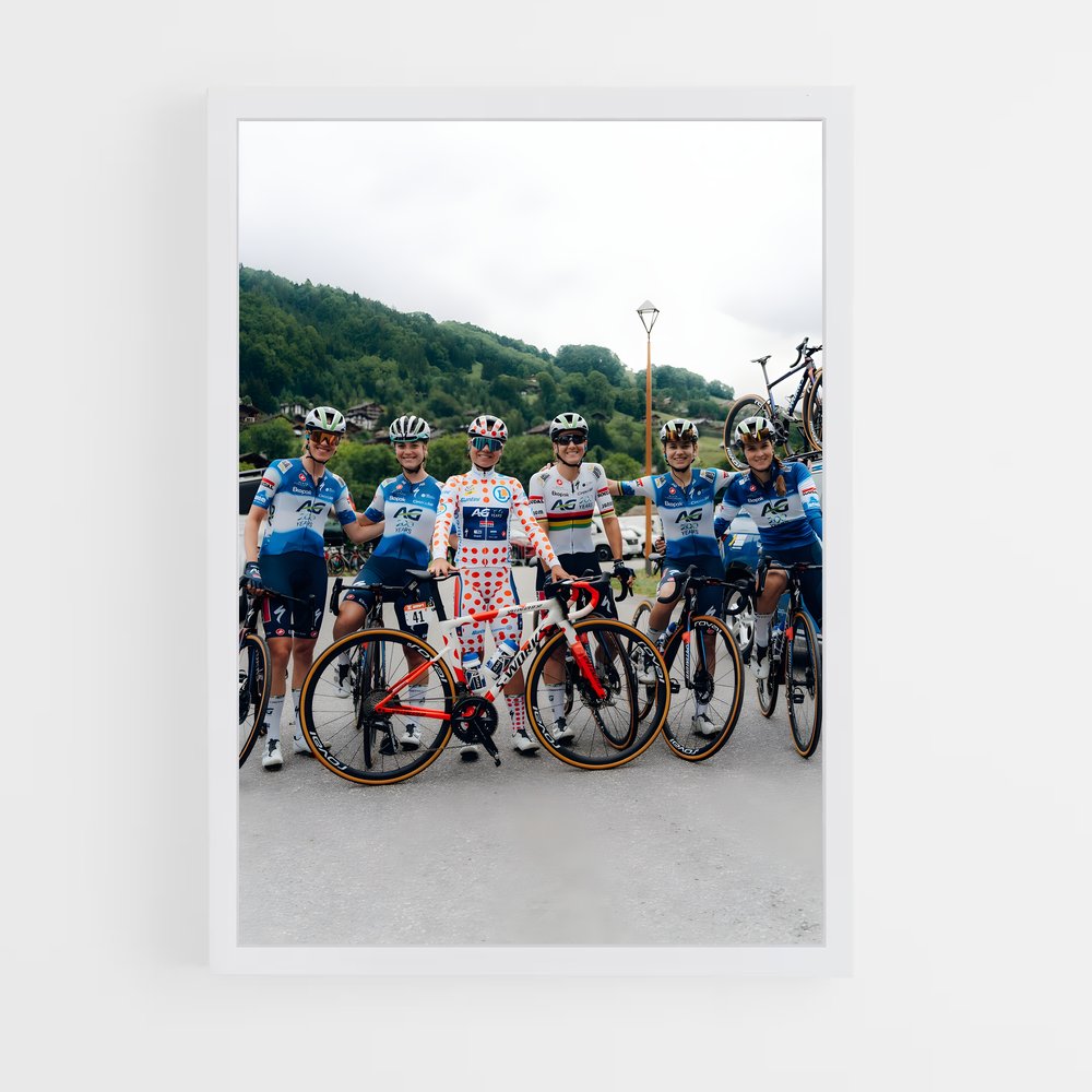 Poster La Force des Femmes – affiche Cyclisme (vue 3)